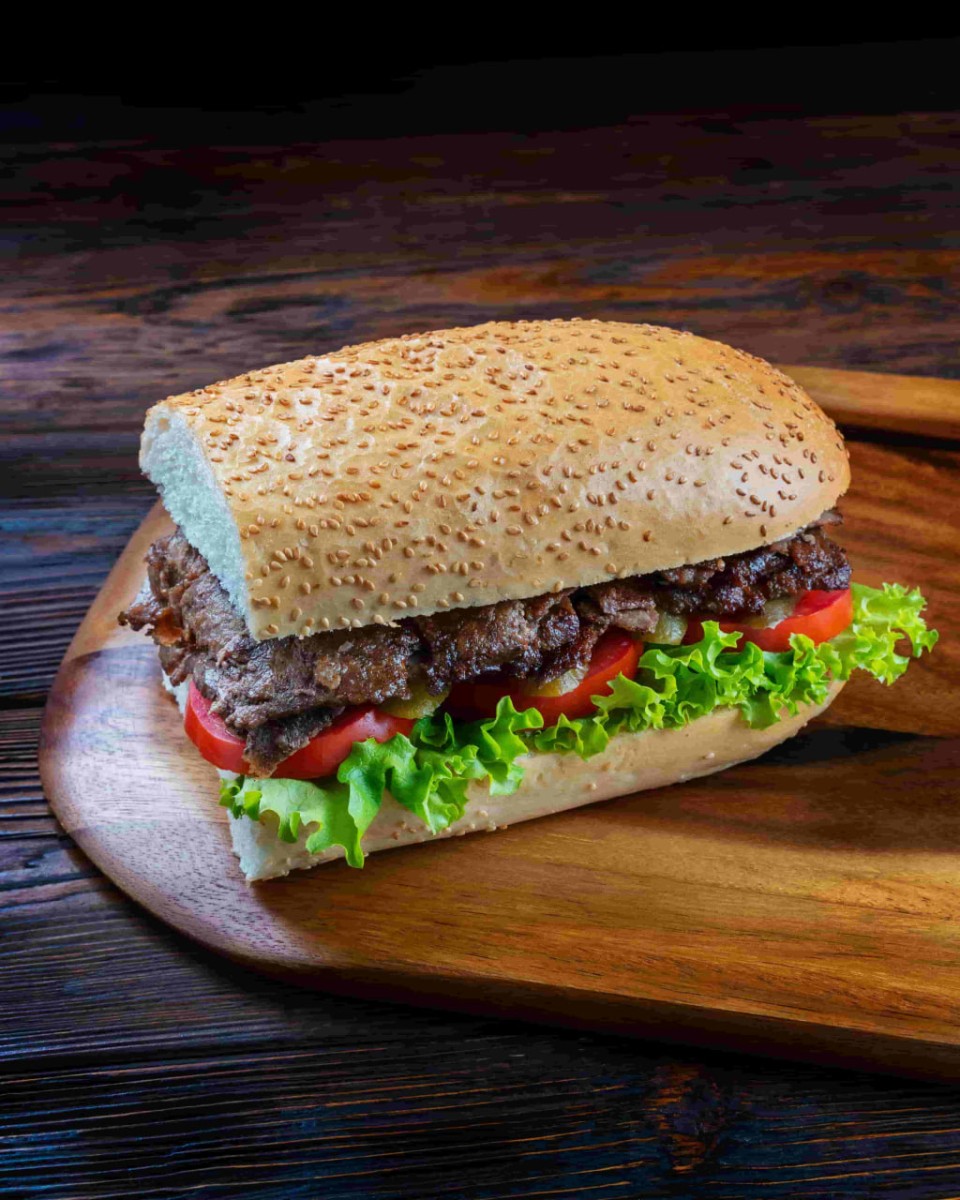 رازقی - ساندویچ دونر کباب گوشت